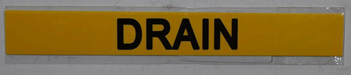 Pipe Marking- Drain Sign