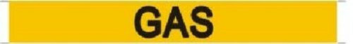 Pipe Marking- Gas Sign