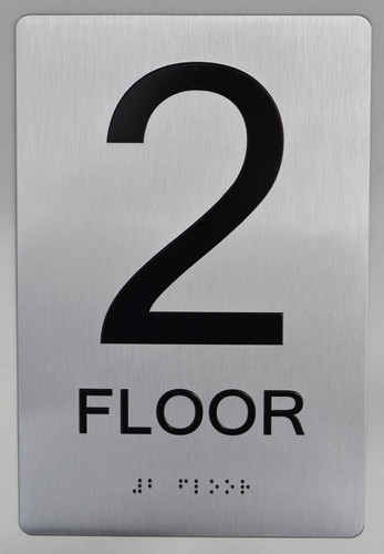 FLOOR NUMBER SIGN Tactile Graphics Grade 2 Braille Sign FLOOR NUMBER SIGN Tactile Graphics Grade 2 Braille Sign