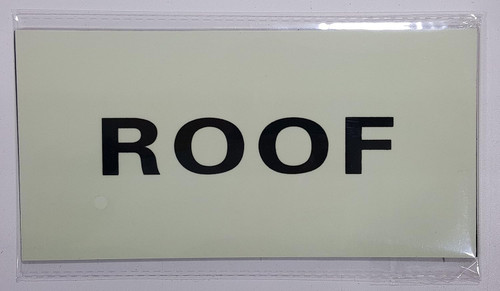 ROOF Sign HEAVY DUTY / GLOW IN THE DARK "ROOF" SIGN HEAVY DUTY ROOF Sign HEAVY DUTY / GLOW IN THE DARK "ROOF" SIGN HEAVY DUTY