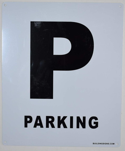 Parking Floor Number Sign