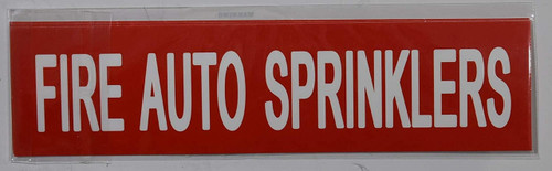 Pipe Marking-FIRE AUTO SPRINKLERS