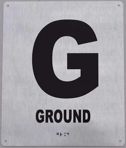 Ground Floor Sign-Tactile Signs - Floor Number Sign-Tactile Signs - Tactile Touch Braille Sign-Tactile Signs Ground Floor Sign-Tactile Signs - Floor Number Sign-Tactile Signs - Tactile Touch Braille Sign-Tactile Signs