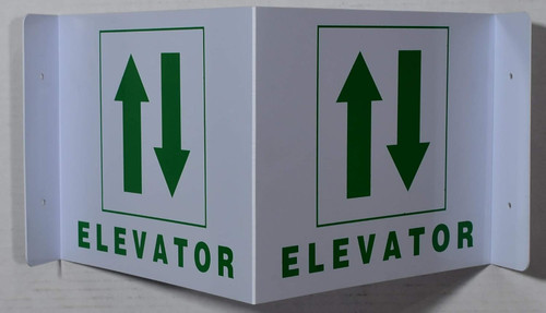 Elevator 2D Projection Sign/Elevator Hallway Sign