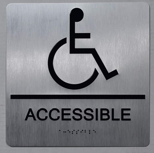ACCESSIBLE Sign-Tactile Signs