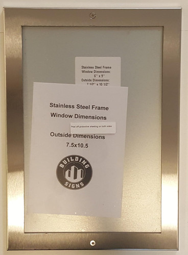 Directory Frame Stainless Steel