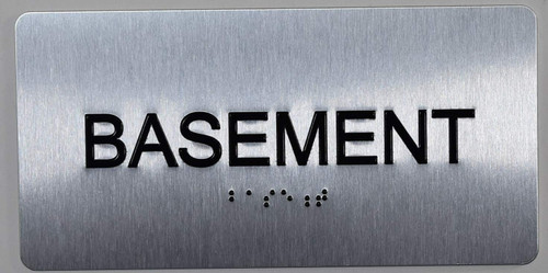 Basement Floor Number Sign-Tactile Signs - Floor Number Tactile Touch Braille Sign-Tactile Signs Basement Floor Number Sign-Tactile Signs - Floor Number Tactile Touch Braille Sign-Tactile Signs
