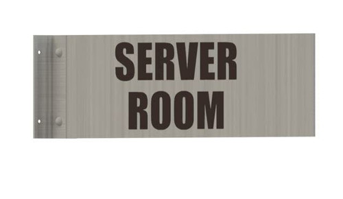 Server Room Sign -Two-Sided/Double Sided Projecting, Corridor and Hallway Sign Server Room Sign -Two-Sided/Double Sided Projecting, Corridor and Hallway Sign