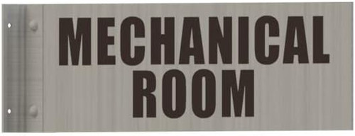 Mechanical Room Sign -Two-Sided/Double Sided Projecting, Corridor and Hallway Sign Mechanical Room Sign -Two-Sided/Double Sided Projecting, Corridor and Hallway Sign