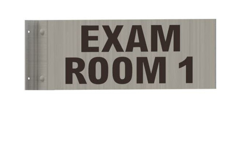 EXAM Room 1 Sign-Two-Sided/Double Sided Projecting, Corridor and Hallway Sign EXAM Room 1 Sign-Two-Sided/Double Sided Projecting, Corridor and Hallway Sign