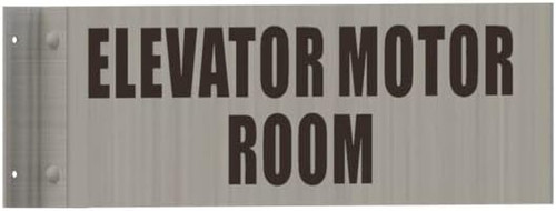 Elevator Motor Room Sign-Two-Sided/Double Sided Projecting, Corridor and Hallway Sign Elevator Motor Room Sign-Two-Sided/Double Sided Projecting, Corridor and Hallway Sign