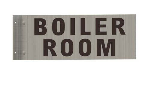 Boiler Room Sign -Two-Sided/Double Sided Projecting, Corridor and Hallway Sign Boiler Room Sign -Two-Sided/Double Sided Projecting, Corridor and Hallway Sign