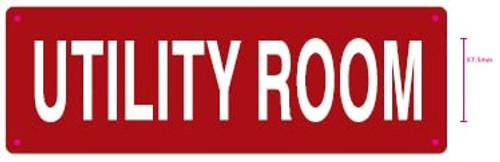 Utility Room Sign Utility Room Sign