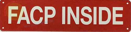 FACP INSIDE SignFIRE ALARM CONTROL PANEL INSIDE SIGN