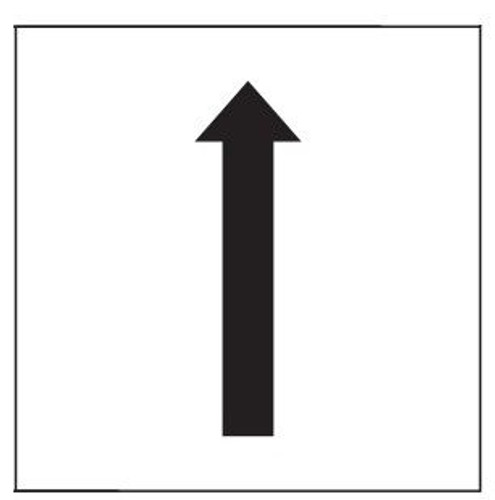 PHOTOLUMINESCENT UP ARROW SIGN HEAVY DUTY / GLOW IN THE DARK "UPWARDS ARROW" SIGN HEAVY DUTY