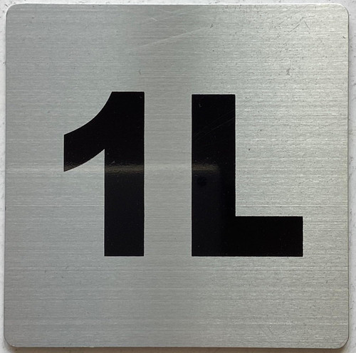 Apartment number 1L SignUNIT NUMBER 1L SIGN