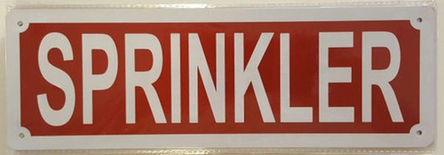 SPRINKLER SIGN