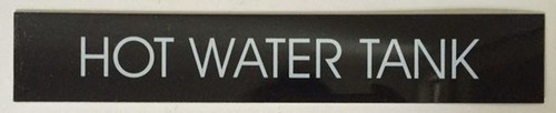 HOT WATER TANK SIGN