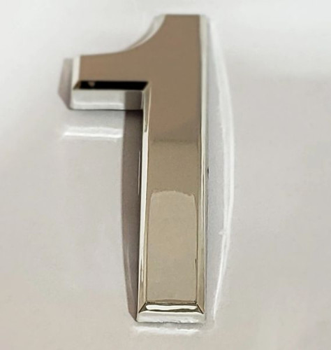 Apartment Number Sign/Mailbox Number Sign, Door Number Sign. Letter 1 Apartment Number Sign/Mailbox Number Sign, Door Number Sign. Letter 1