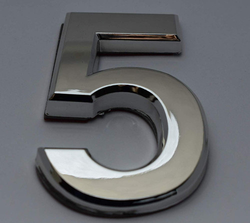 Apartment Number Sign/Mailbox Number Sign, Door Number Sign. Number 5 Apartment Number Sign/Mailbox Number Sign, Door Number Sign. Number 5
