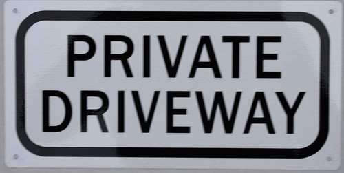 Private Driveway Sign