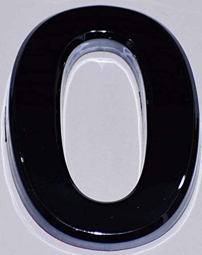 Apartment Number Sign/Mailbox Number Sign, Door Number Sign. Number 0