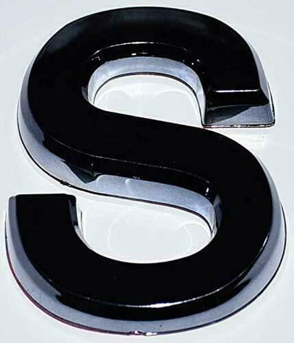 Apartment Number Sign/Mailbox Number Sign, Door Number Sign. Letter S