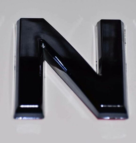 Apartment Number Sign/Mailbox Number Sign, Door Number Sign. Letter N