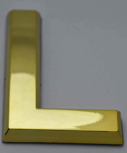 Apartment Number Sign/Mailbox Number Sign, Door Number Sign. Letter L Gold