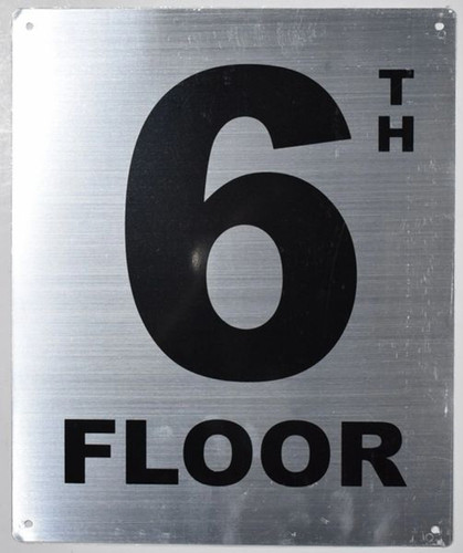 6TH Floor Sign