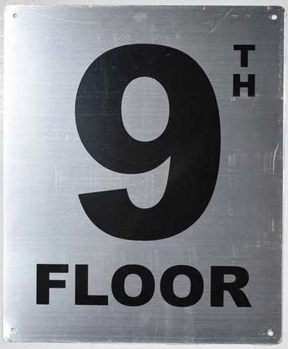 9TH Floor Sign 9TH Floor Sign