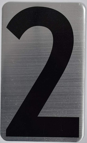 House Number Sign/Apartment Number Sign- Two