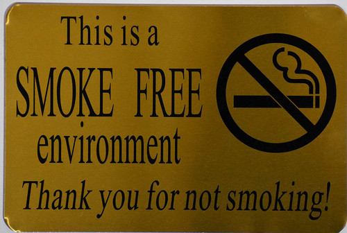 This is Smoke Free Environment Sign