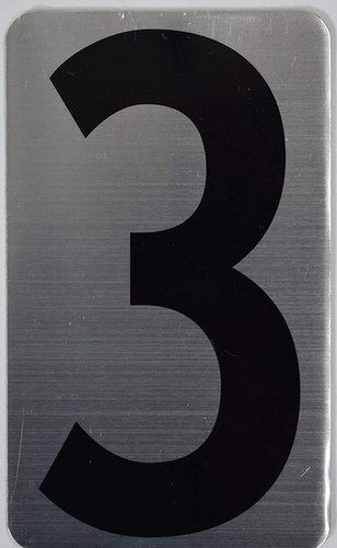 House Number Sign/Apartment Number Sign- Three