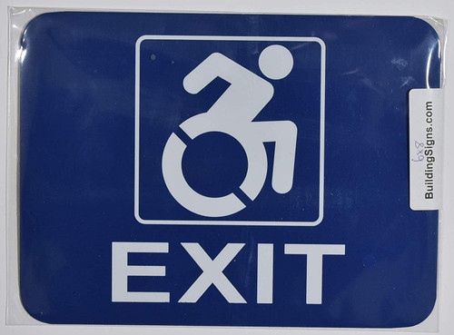 ADA EXIT ACCESSIBLE Sign ADA EXIT ACCESSIBLE Sign