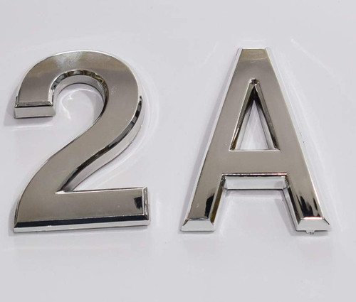 Apartment Number 2A Sign/Mailbox Number Sign, Door Number Sign. Letter C