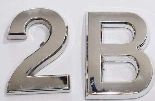 Apartment Number 2B Sign/Mailbox Number Sign, Door Number Sign. Letter C