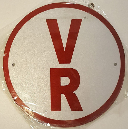 V-R Floor Truss Circular Sign-New York Truss Construction Sign V-R Floor Truss Circular Sign-New York Truss Construction Sign