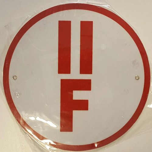 II-F Floor Truss Circular Sign