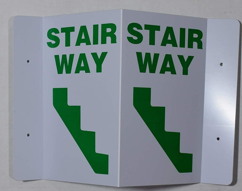 Stairway 3D Projection Sign/Stairway Hallway Sign