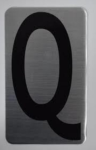 House Number Letter Sign/Apartment Number Letter Sign- Letter Q