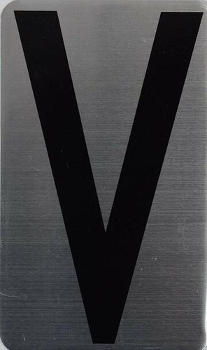 House Number Letter Sign/Apartment Number Letter Sign- Letter V