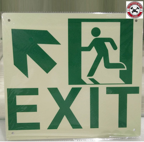 Exit Arrow UP Left Sign