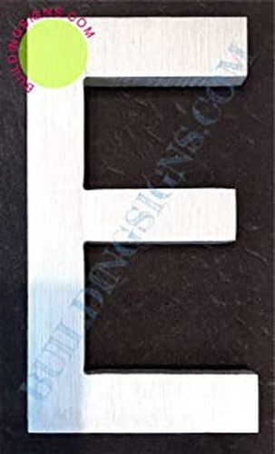 Aluminum Letter E Sign Aluminum Letter E Sign