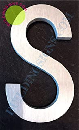 Aluminum Letter S Sign Aluminum Letter S Sign