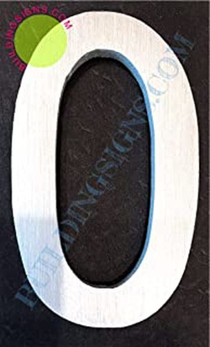 Aluminum Number 0 Sign