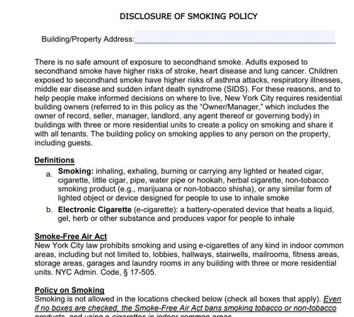 Lease riders for owner