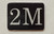 2M Mailbox Number DOB SIGN / Locker Number DOB SIGN – Rust-Free Aluminum with Adhesive Backing