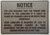 Window Guard warning DOB SIGN DOB nyc 7x10 Inch | Brushed Silver Aluminum Wall Mount | Rust-Free, Durable | Double-Sided Tape Included | Easy Installation | Commercial Grade_-red20250404
