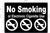 NO SMOKING OR ELECTRONIC CIGARETTES BUILDING SIGN